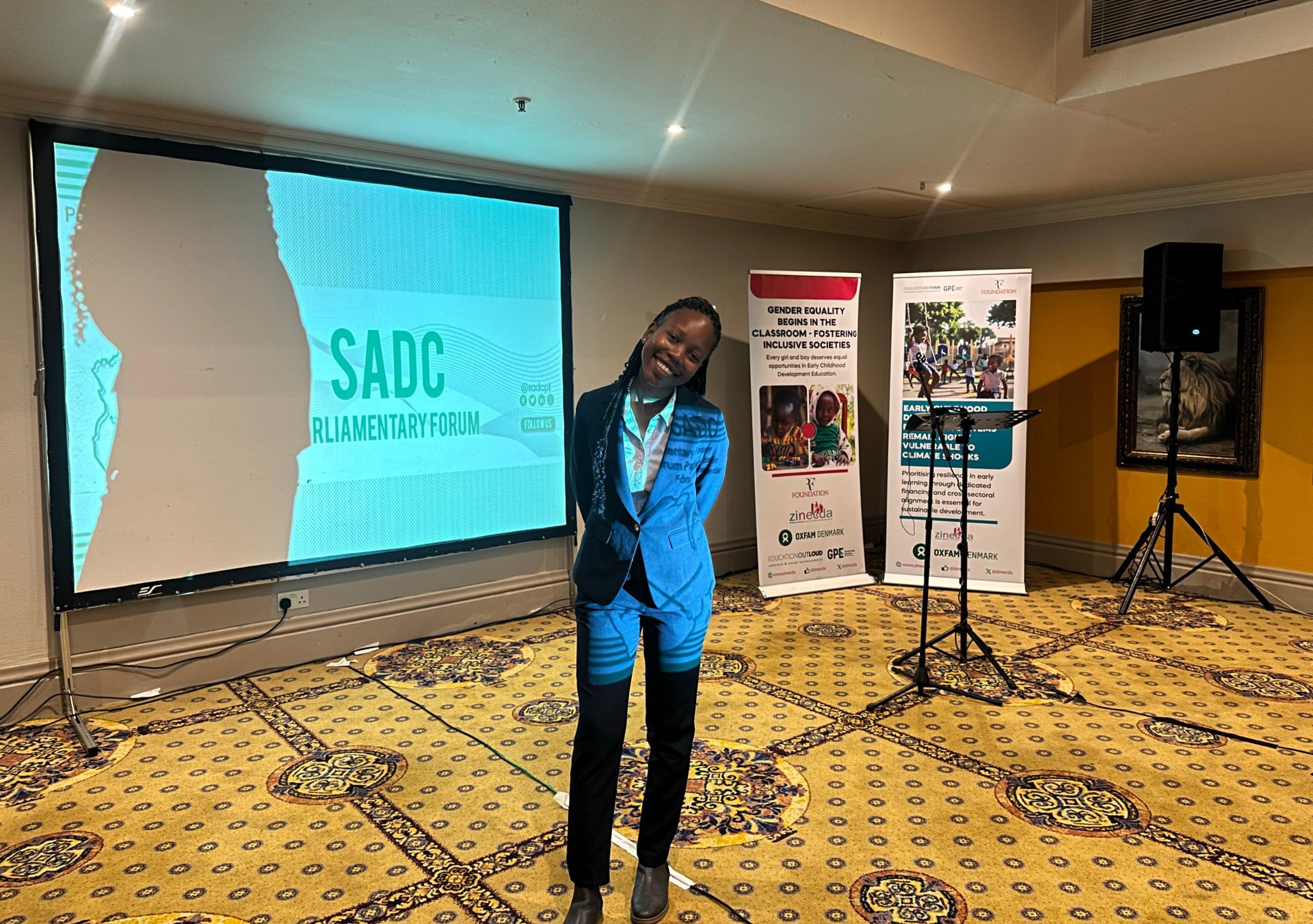 YPA representative at the SADC Parliamentary Forum