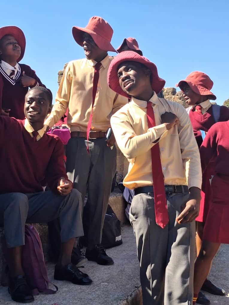 Students engaging with YPA ambassadors
