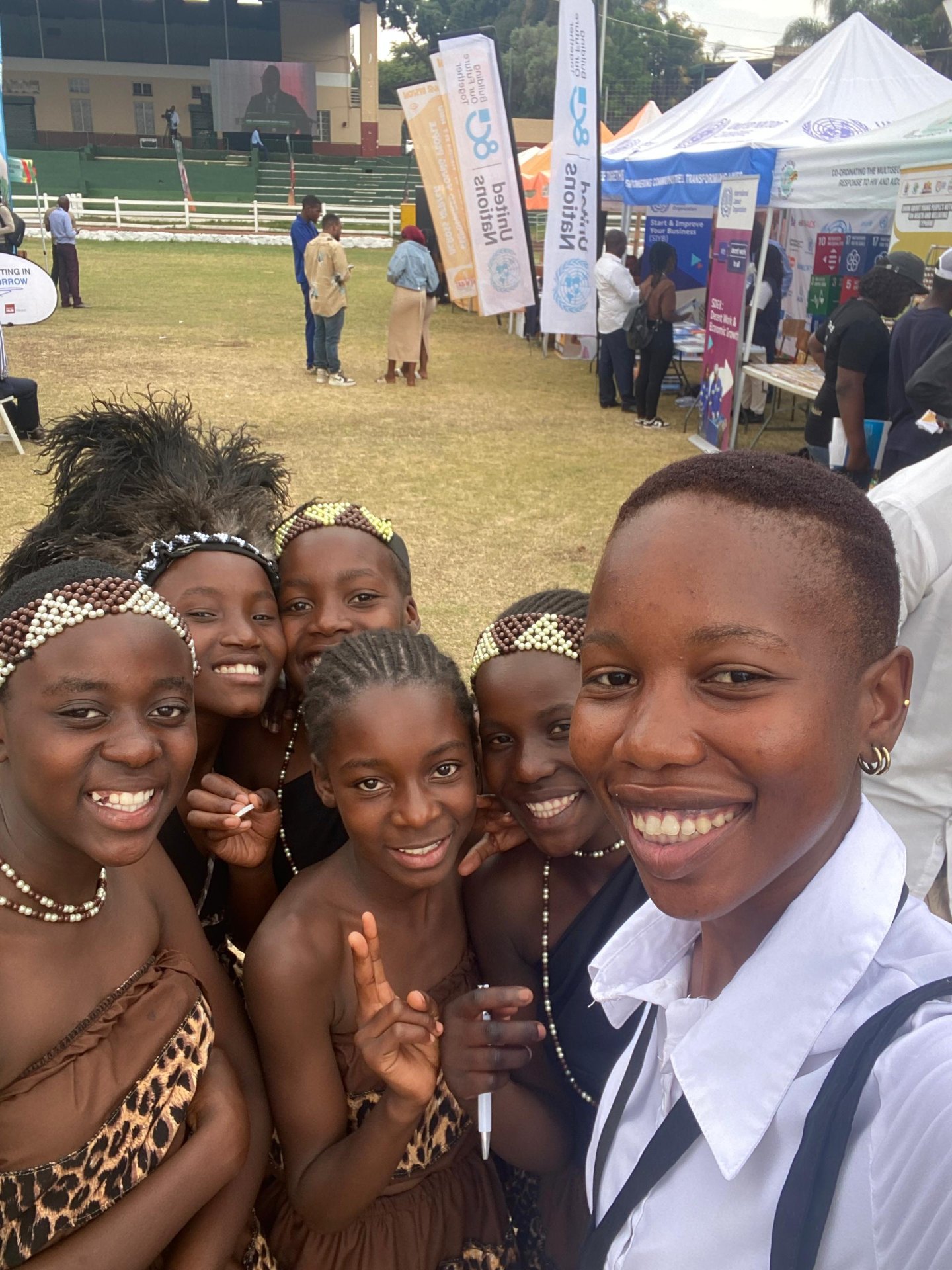 YPA at a United Nations community event